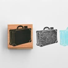 拓影寫字章-行李箱:享受印台顏色所帶來的樂趣