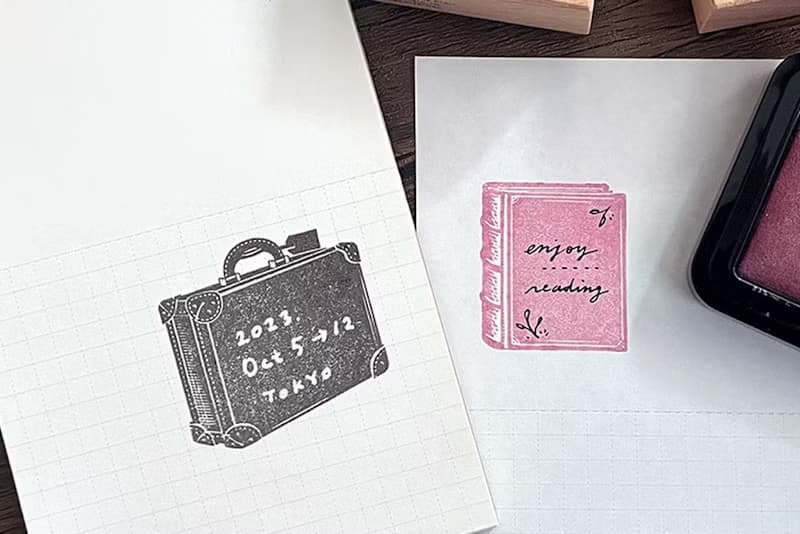 拓影寫字章-行李箱:享受印台顏色所帶來的樂趣