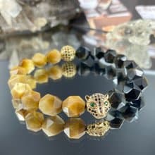金錢豹 | 金黃虎眼石 金曜石 | 鍊金術 | 男士水晶手鍊