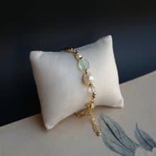 【簡心】天然石 手鐲 手鍊 | 螢石 珍珠 白水晶