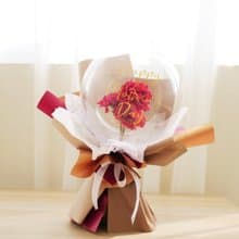 氣球花束(康乃馨款) 母親節禮物/畢業禮/生日禮/開幕禮/情人節禮