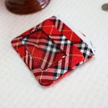 紅格紋 悠遊卡證件零錢包 證件套 小錢包 名片夾 識別證