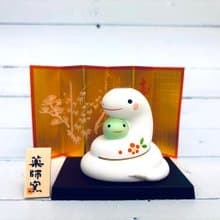 錦彩招福蛇-親子寶貝-生肖吉祥物(蛇年) 重生,開運,招財