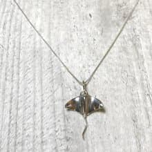 大海小世界。鬼蝠魟項鍊。Manta。925純銀。sterling silver