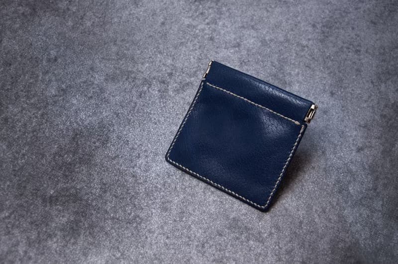 彈片口金零錢包 | 手縫皮革完成品 | BSP122