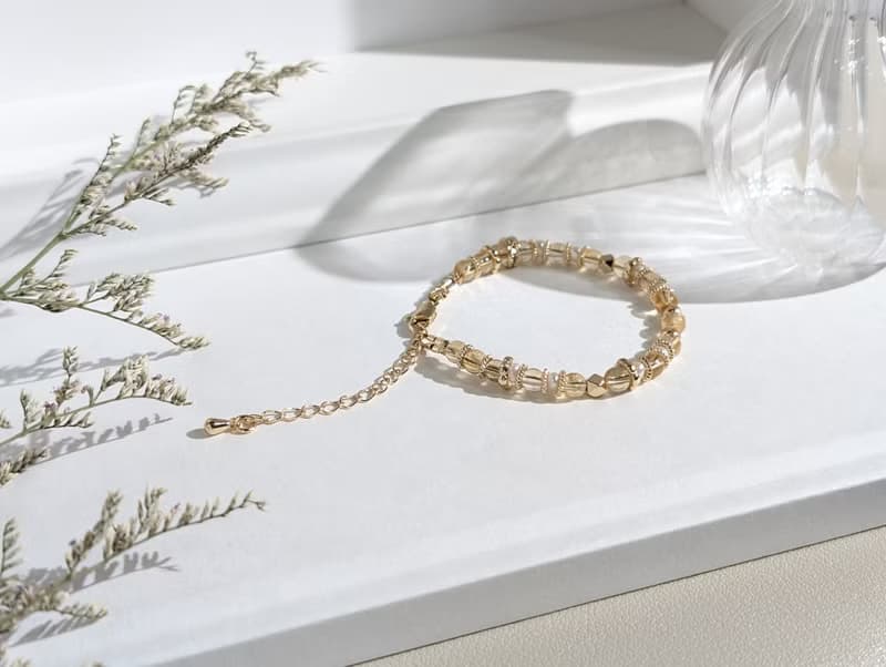 暖陽微光 黃水晶手鍊