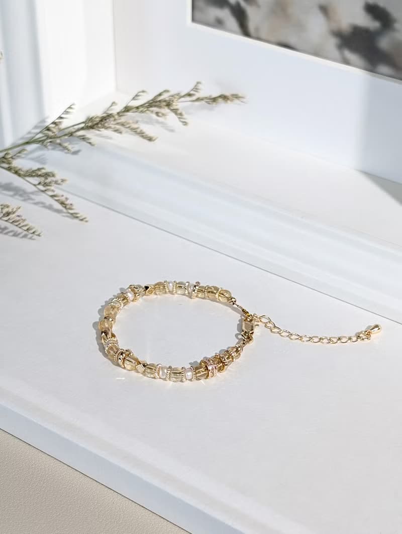 暖陽微光 黃水晶手鍊