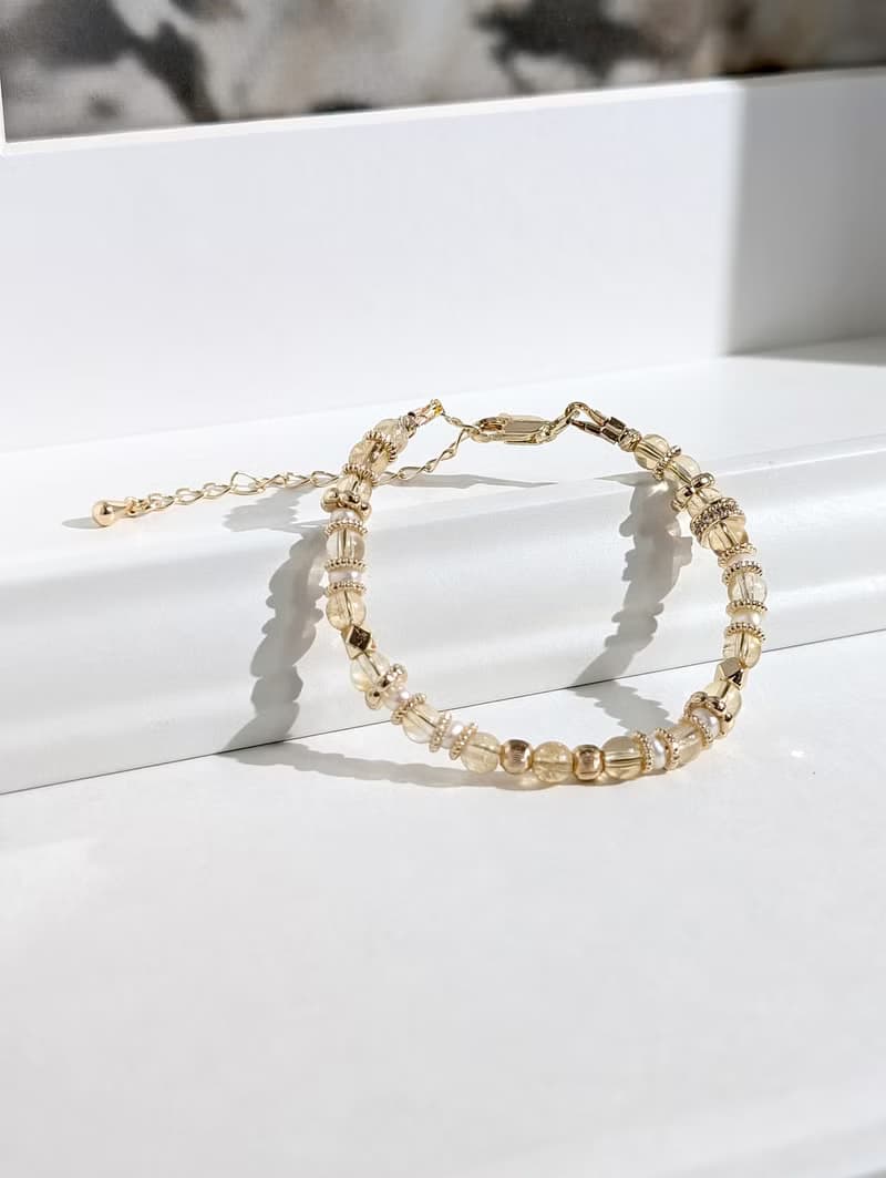 暖陽微光 黃水晶手鍊