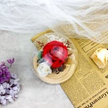 永生花玻璃罩  閨密禮物 情人節禮物 母親節禮物 生日禮物 PF-020