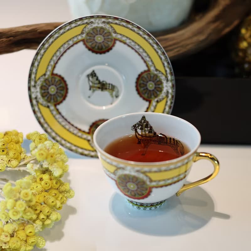 【A&L】璀璨年代 骨瓷咖啡_午茶對杯禮盒 -多款