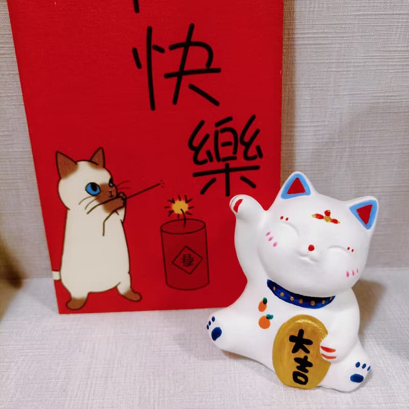 招財貓擴香石