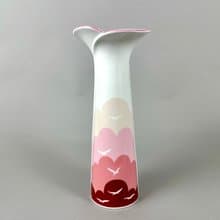 Royal Porzellan KPM 粉色和白色中世紀瓷花瓶 巴伐利亞