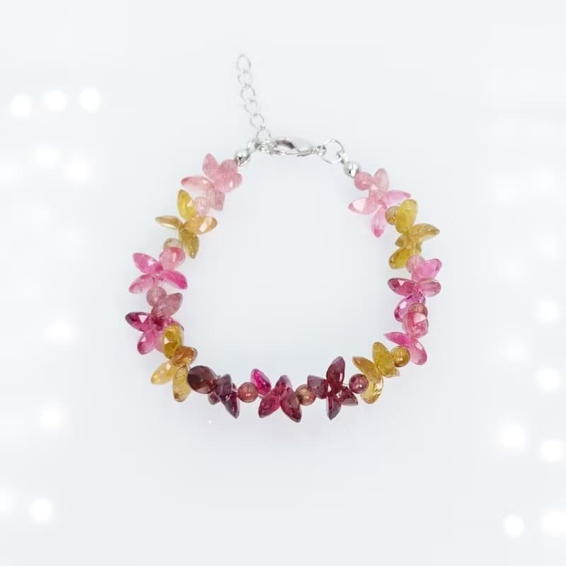 寶麗金珠寶-天然彩色碧璽手鍊