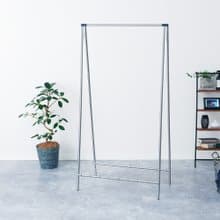 日本天馬 PORISH 室內用極簡輕量折疊式掛衣架(附置物層板)-DIY