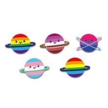 防水貼紙-彩虹系列 -彩虹星球