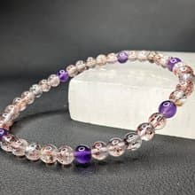 【訂製品】超級七 超七 手串 手鍊 天然水晶 水晶手串 7-9mm