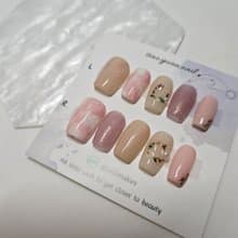 手工穿戴甲/ 致青春 花圈 / 長梯形 尺寸S 現貨商品