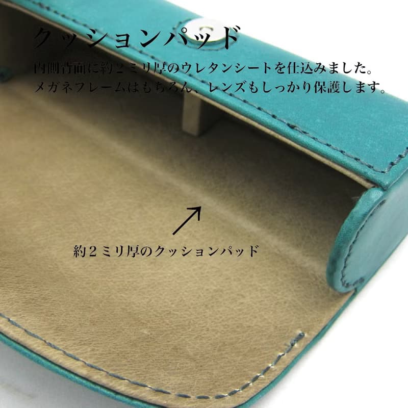 メガネケース 眼鏡ケース サングラス 老眼鏡 ハードケース 丈夫 大きめ 硬い ノーズスタンド マグネット 本革 オイル バフ イタリア製 バケッタレザー