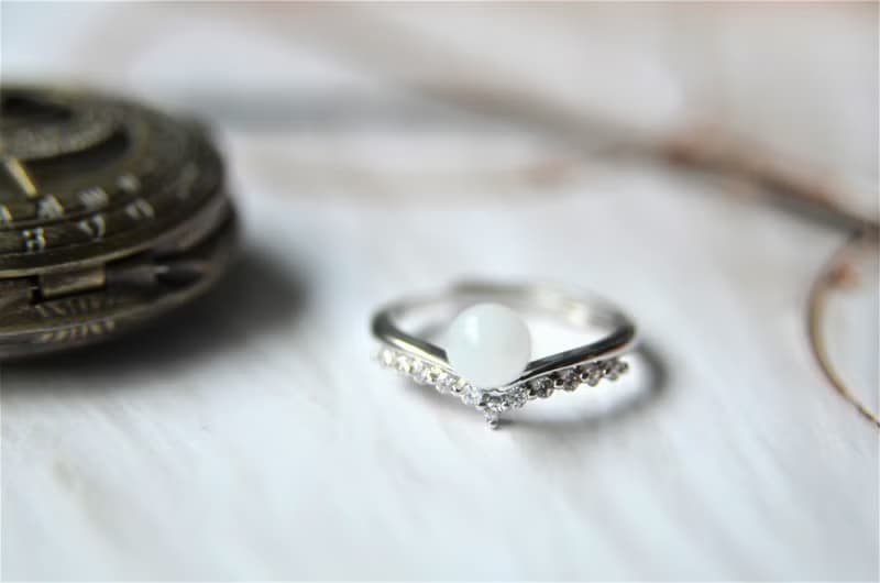 【預購12月底】王妃 - 925銀母乳飾品開口戒指