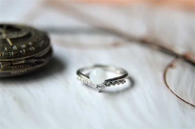 【預購12月底】王妃 - 925銀母乳飾品開口戒指