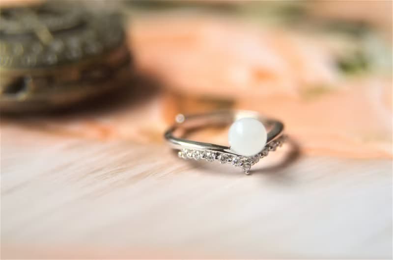 【預購12月底】王妃 - 925銀母乳飾品開口戒指