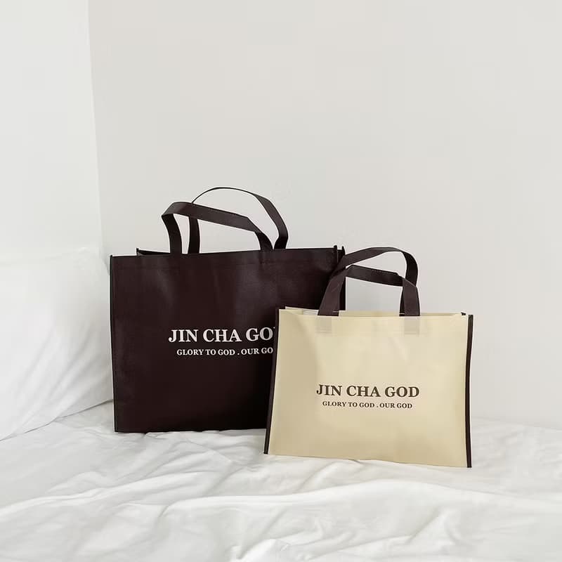JIN CHA GOD-品牌購物袋 兩個尺寸 /基督/文創