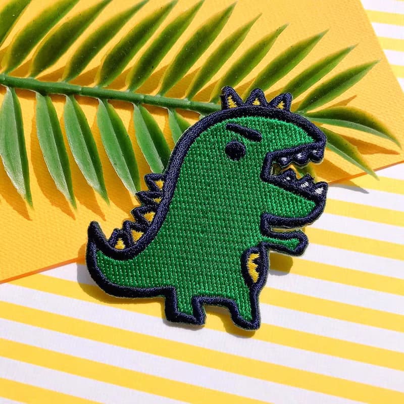 刺繡貼紙 繡布燙 -恐龍樂園