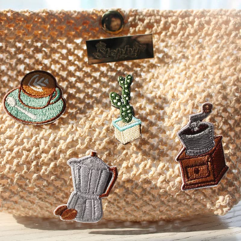 【3-8件組合Goody Bag】愛上咖啡8件套合集-刺繡胸針,別針 / 胸章