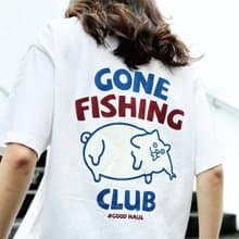 Chewing Cat 口水貓 中性短袖T恤  5色男女同款 釣魚俱樂部