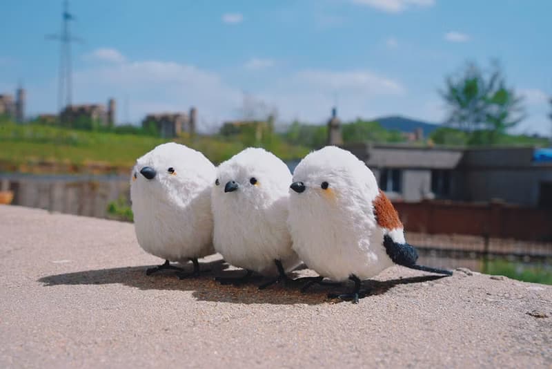 【新手友好系列】小雪球銀喉長尾山雀DIY材料包 原創毛絨玩偶玩具