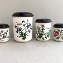 德國唯寶 Botanica 花盆香料小茶罐 20 世紀 80 年代