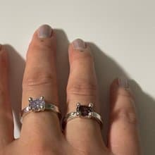 haime hani ring (cubic 8*6mm) original silver