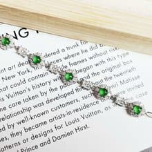 925銀 天然A貨龍石種 翡翠 手鍊