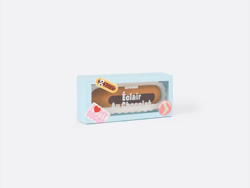 EAT MY SOCKS襪子/甜點系列/閃電泡芙