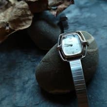 Dior 稀有款 銀色古董錶 機械手上鍊錶 manual winding