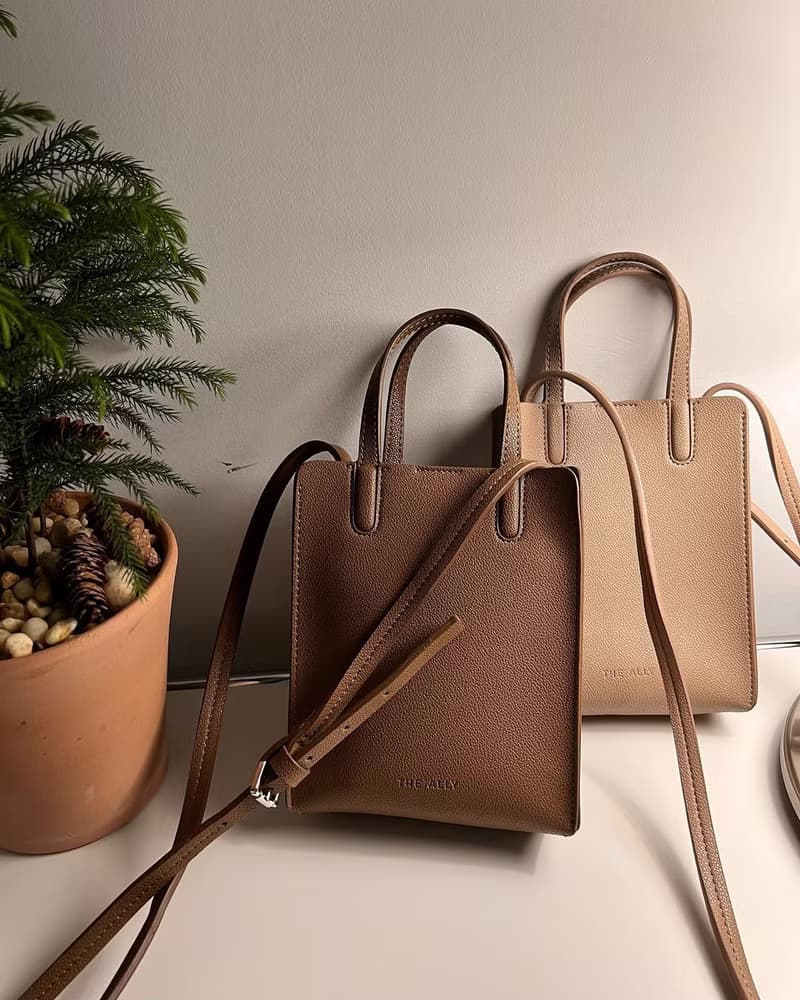 韓國 The Ally | LUCY BAG | 棕色 | 手袋 單肩包