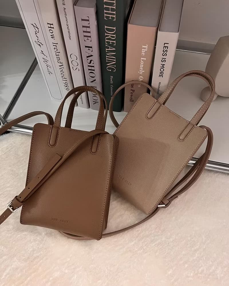 韓國 The Ally | LUCY BAG | 棕色 | 手袋 單肩包