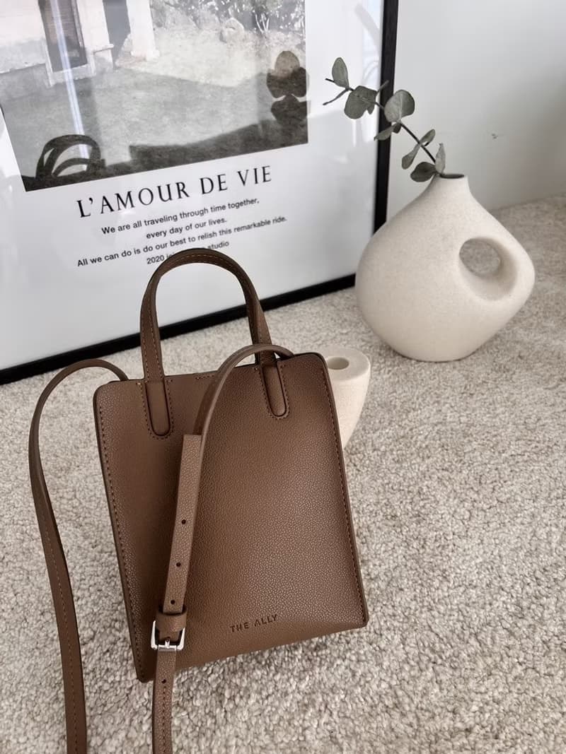 韓國 The Ally | LUCY BAG | 棕色 | 手袋 單肩包