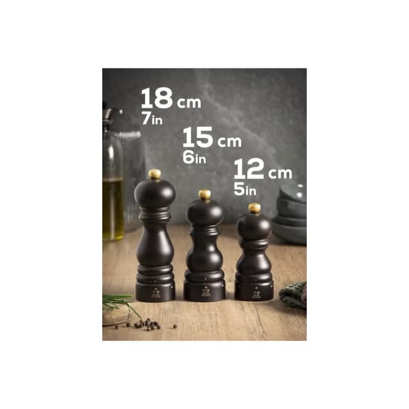 【法國製造】Peugeot Paris u'select 巴黎巧克力色胡椒磨坊 12cm
