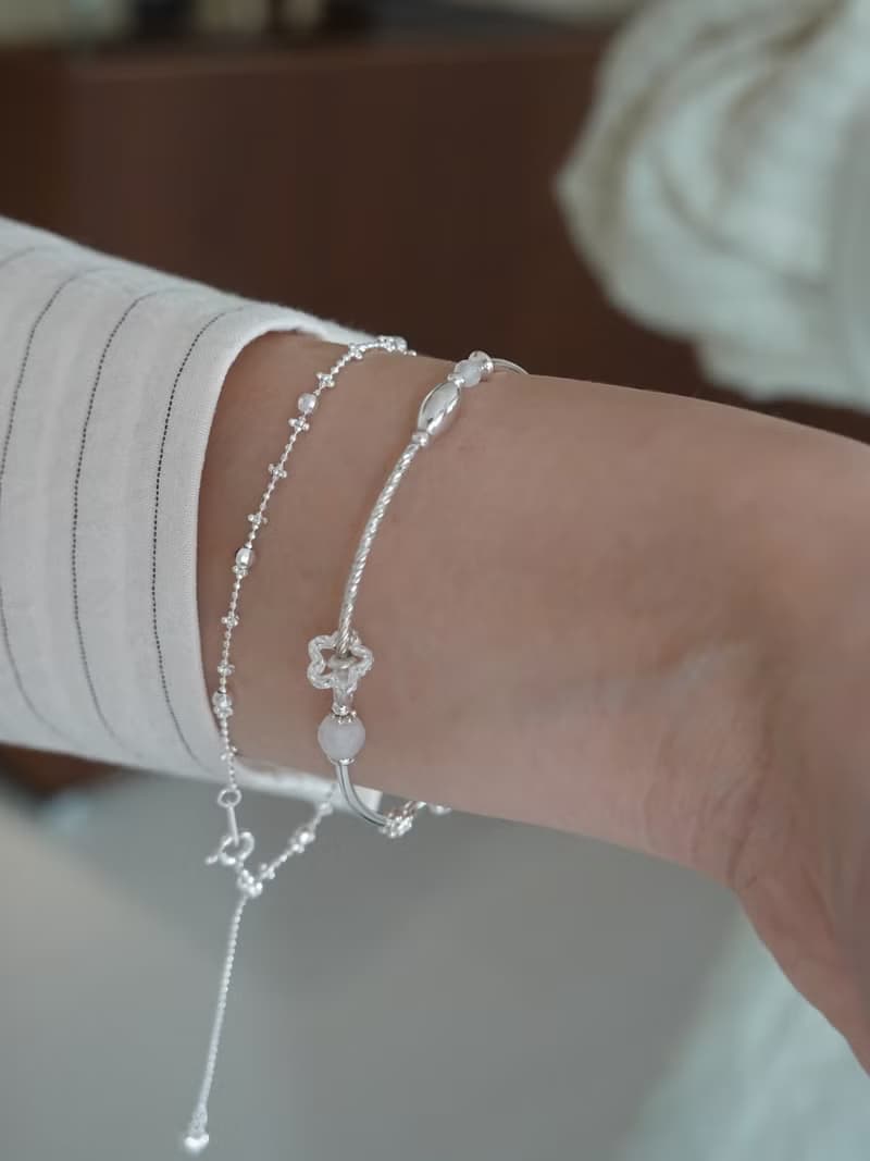 Zhu.handcrafted__Flora__純銀/光譜石