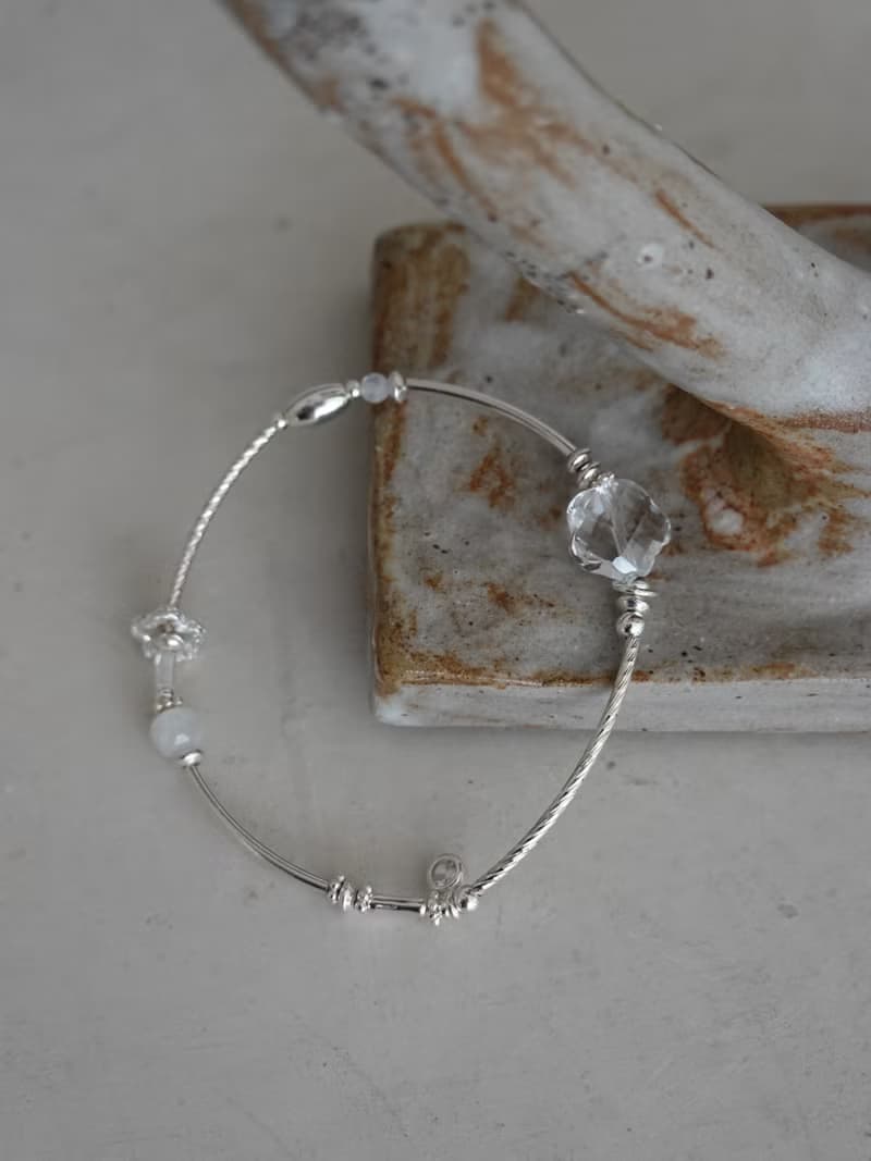 Zhu.handcrafted__Flora__純銀/光譜石