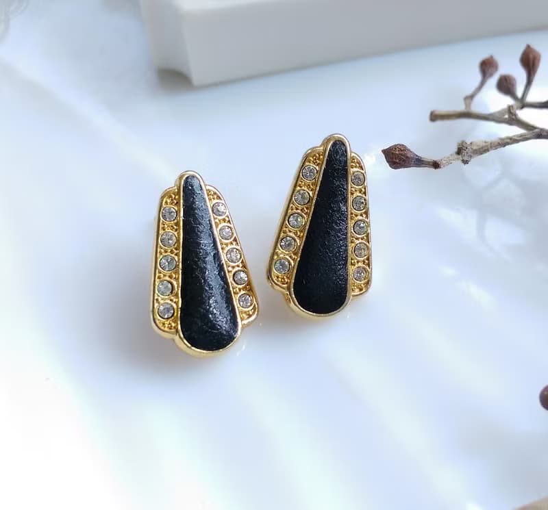 Vintage Jewelry 西洋古董飾品 復古 個性小巧  針式耳環