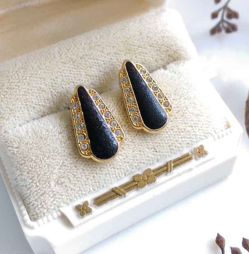 Vintage Jewelry 西洋古董飾品 復古 個性小巧  針式耳環