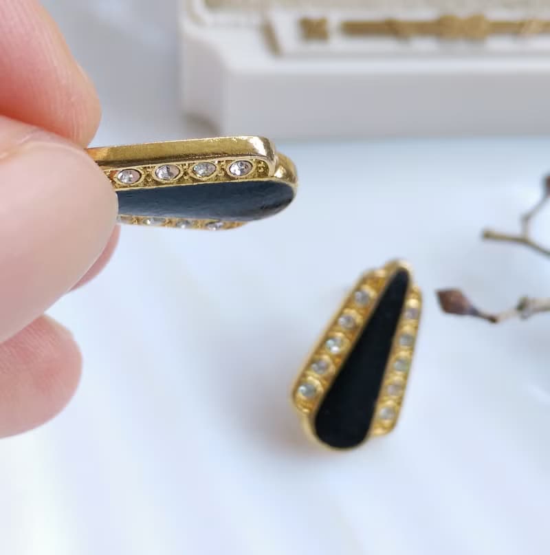 Vintage Jewelry 西洋古董飾品 復古 個性小巧  針式耳環
