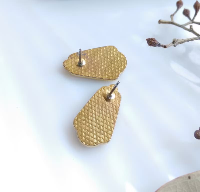 Vintage Jewelry 西洋古董飾品 復古 個性小巧  針式耳環