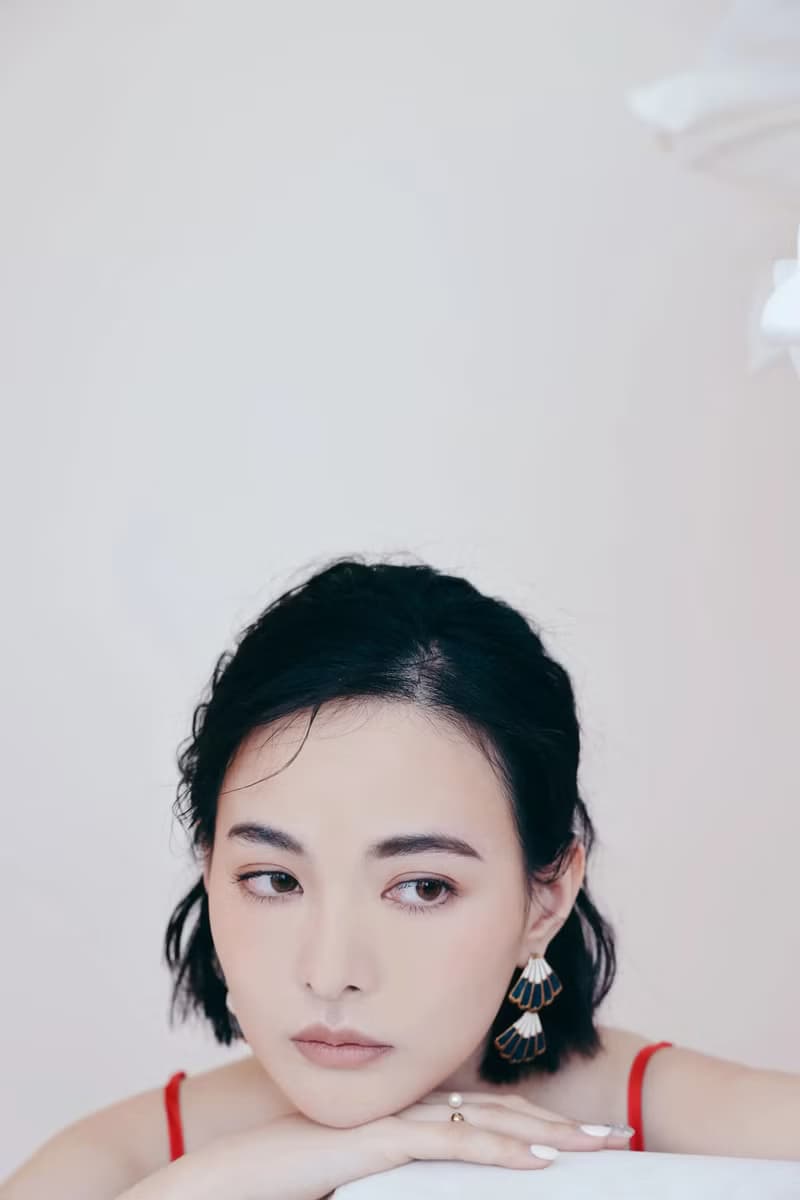COR-DATE / 藍與白 / 雙色羽翼飛翔耳環