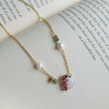 【動物們 No.003】麻雀 水晶項鍊