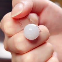 紫羅蘭翡翠圓珠吊墜 | 天然緬甸A貨翡翠 |  送禮