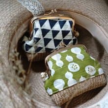 台灣味|京都奈設計藺草創意口金包|零錢包