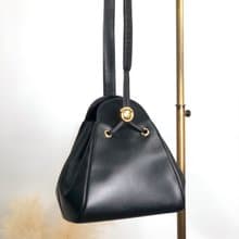 【 日本直送　名牌中古包 】Cartier カルティエ ショルダーバッグ ブラック パンテール レザー ワンショルダーバッグ vintage  ascpah